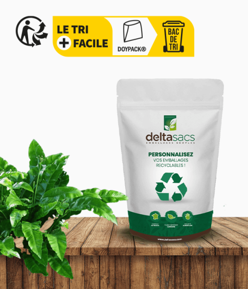Pour votre emballage souple, optez pour le Doypack mono mat&eacute;riau recyclable de Deltasacs France