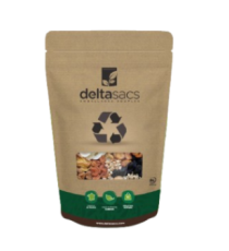 Doypack kraft/PE avec fen&ecirc;tre