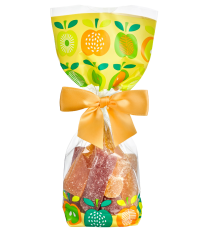 Sac fond carton - Fruits tendance