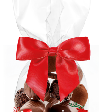 Sac fond carton Noël - Traineau de Noël 