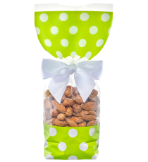 Sac fond carton - Polka Anis